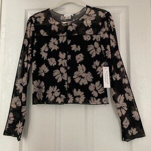 Kirious Los Angeles Mesh Crop Top size XL NWT
